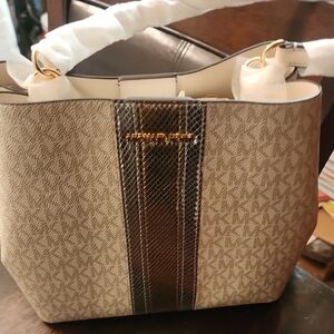 COPY - Michael Kors Brown and Cream Women's Bag